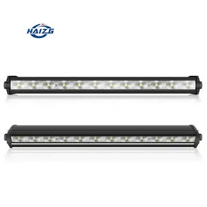 Haizg barra de luz de led, linha única, carro, 36w 72w, sistema de iluminação automática