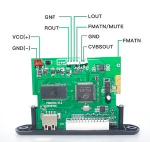 Placa de módulo de reproductor decodificador de vídeo para coche de 12V, MP4 MP5, Material plástico Compatible con formato de Audio FLAC - Product Image 3