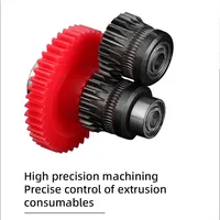 Engrenage d'extrudeuse Sprite en acier trempé Mellow tout métal revêtu DLC 1.75MM à filament à entraînement direct pour Creality Ender-3 S1 Ender 3 V3