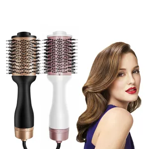 Factory Price 3-in-1 Professional Round Electric Hair Rotating Portable Hot Heat Air Comb Blow Salon Dryer Brush