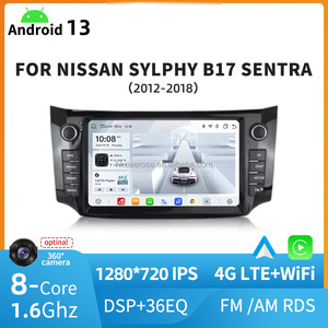 Autoradio Android 13 1280*720 IPS Car-play 4G LTE Navigator pour NISSAN SYLPHY B17 SENTRA 2012-2018 - Product Image 4
