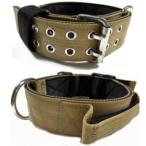 Grosir kerah dapat ditarik kerah latihan desainer kerah anjing peliharaan Logo pribadi dapat disesuaikan kerah anjing nilon hewan peliharaan - Product Image 1