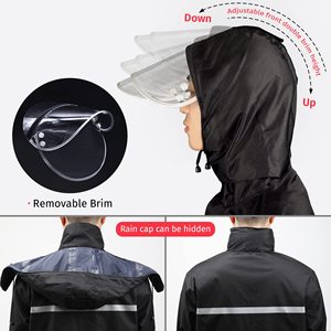 Traje Impermeable y Transpirable para Hombre y Mujer, Chaqueta y Pantalón Anti-tormenta para Motociclismo, Deportes al Aire Libre - Product Image 6