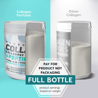 Poudre de protéines multi-collagène avec biotine, acide hyaluronique, vitamine C, peptides non aromatisés, pour adultes, 200 g, compatible Keto et Paléo