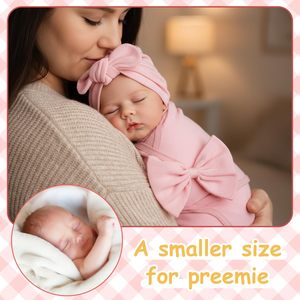 Envoltura Fácil para Bebés, Manta Envolvente <span class=keywords><strong>de</strong></span> Algodón para Recién Nacidos, Paquete <span class=keywords><strong>de</strong></span> <span class=keywords><strong>2</strong></span>, 0-12 <span class=keywords><strong>Meses</strong></span> - Product Image 5