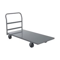 Carretilla de Plataforma de Acero Sólido de Alta Resistencia de 1000 kg, Uso Industrial, Recubrimiento en Polvo, Plegable, Cuatro Ruedas, Personalizable OEM, 1200x600 mm