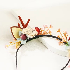 Nouveaux serre-têtes de Noël pour enfants, avec cornes de renne et oreilles d'elfe, accessoires capillaires pour bébés et enfants, thème Noël Navidad - Product Image 4