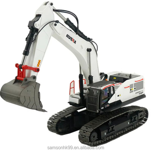 Wholesale 1/14 RC Excavator Metal Remote Control Construction Vehicle Expert Level Toy with USB Charger - Product Image 1