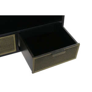 Supporto TV in metallo 125x41x62 con rete nera - Product Image 2