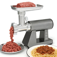 Hachoir à viande multifonctionnel de qualité commerciale, moteur DC, boîtier ABS, capacité 2,0 kg/min, commande tactile, protection contre la surchauffe, usage domestique, 500W