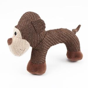 Produttore all'ingrosso elefante scimmia pecora cane breve peluche giocattoli di lino - Product Image 6