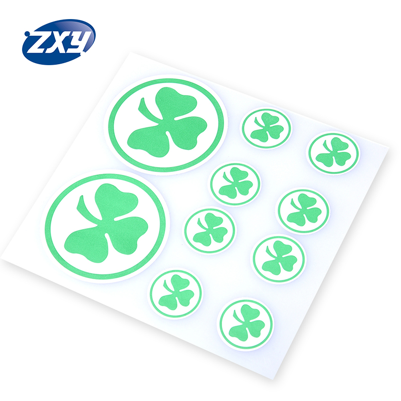 Пользовательские высокое качество круг зеленый лист наружные Упаковочные Коробки Уплотнительная наклейка