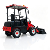 H160 Kompakter Radlader 0,3m³ Schaufel 400kg Nennlast 20,5kW 4WD Automatischer Frontlader