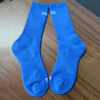 Chaussettes personnalisées avec logo, respirantes, absorbant la transpiration, broderie jacquard personnalisée, chaussettes de sport mi-mollet, fabricant de chaussettes pour hommes