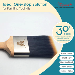 Pinceaux à peinture en <span class=keywords><strong>nylon</strong></span> à poils naturels OEM ODM Chopand Chine, autres outils à <span class=keywords><strong>main</strong></span>, pinceau pour murs - Product Image 2
