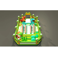 Offre Spéciale Air Bouncer Forest Theme Park Trampoline gonflable Jump House Gonflable Bouncer