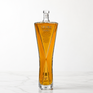 Luxuriöse Elegante 700ml Wodka-Flasche, Maßgefertigte Einzigartige Form Spirituosen-Glasflasche für Premium-Alkoholverpackungen - Product Image 1