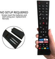 Nouvelle télécommande de remplacement RM-C3338 pour les téléviseurs intelligents JVC avec boutons Fplay YouTube Netflix