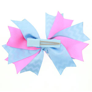 Barrettes pour bébés filles : Grands nœuds en ruban avec <span class=keywords><strong>strass</strong></span> brillants, couleurs acidulées - Product Image 6