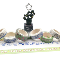 Lot de 5 rubans adhésifs Washi fantaisie pour scrapbooking et journal intime – Idéal pour les filles – Offre spéciale
