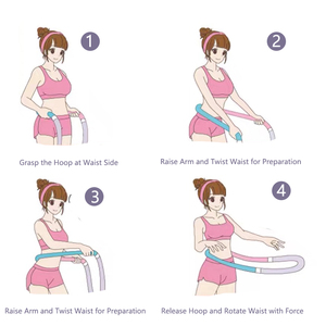 Nuovo stile staccabile peso intelligente per <span class=keywords><strong>Hula</strong></span> Ring Fitness <span class=keywords><strong>Hoop</strong></span> per addome e vita Hola per il corpo e lo Sport - Product Image 3
