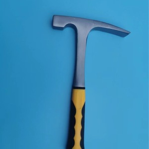 Outils <span class=keywords><strong>de</strong></span> prospection géologique sur le terrain : <span class=keywords><strong>Marteau</strong></span> à boue monobloc à tête plate et pointue avec manche en plastique pour l'exploration géologique et la travaux <span class=keywords><strong>de</strong></span> pierre - Product Image 2