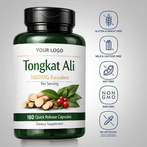 תוסף תזונה טבעי של טונגקט עלי, 1600 מ\\\"ג שווה ערך למנה, קפסולות בעלות שחרור מהיר, מאושרות GMP - Product Image 6