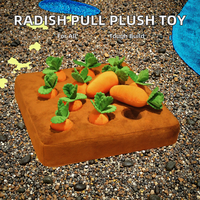 Jialedi Spot Pull Radish Plüschtier Pflanzen Kinderpuzzle Eltern-Kind-Spiel Langlebig Bissfest Baumwolle 14+ Geburtstag