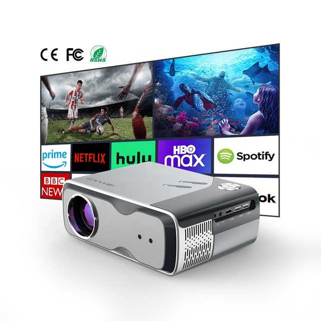OEM/ODM Portable 1080P Movie Projector Auto Focus Home Theater Projectors 4K for Mobile PC and Play Station