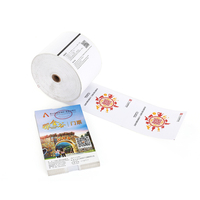 Étiquettes et tags de bagages pour les compagnies aériennes, en papier thermique, imperméables, résistantes à l'huile, avec logo personnalisé, en carton, pour les aéroports