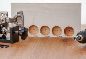 ชุดไกด์สว่านเจาะแบบเจาะบานพับสไตล์คัพ35มม. ไม้เจาะเดือยสำหรับงานไม้เทมเพลตเปิดรูสำหรับบานพับประตูตู้ - Product Image 6