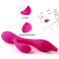 Leistungsstarker Erwachsenen-Vibrator Sexspielzeug für Frauen G-Punkt Vibrierender Stoßender Dual-Stimulations-Klitoris-Massager Rabbit-Vibrator Sextoy