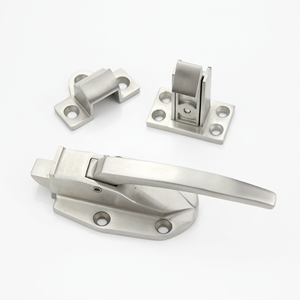 Manija de puerta de horno de acero inoxidable con pestillo de bloqueo duradero para gabinete de vapor - Product Image 1