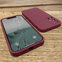 Coque de Téléphone en Silicone Liquide pour Samsung Galaxy S22 S21 S20 Ultra Plus FE A72 A71 A52 A51 A32 4G 5G, Étui Souple Housse Funda