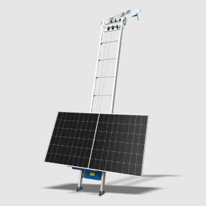 سلم كهربائي قوي من سبائك الألومنيوم ، رافعة أمان وسرعة رفع رافعة - Product Image 5