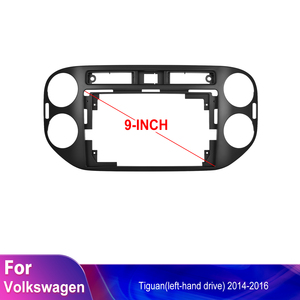 Autoradio Android Podofo 9 pouces 2+64 Go 2 Din pour <span class=keywords><strong>Volkswagen</strong></span> <span class=keywords><strong>Tiguan</strong></span> 2014-2016 Carplay Android Auto BT WiFi GPS Hi-Fi FM - Product Image 4