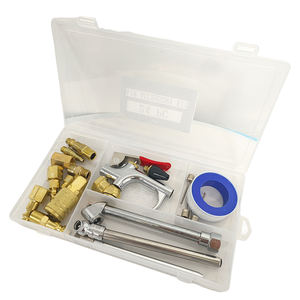 Juego de Pistola de Aire Comprimido de Alta Resistencia con Conexión NPT de 1/4'', Incluye Extensión de 4'', Acoplador Rápido Industrial, Portabolas de Acero-001 - Product Image 3