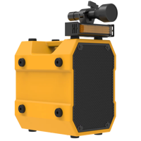 Haut-parleur directionnel portable CT/HC620 à son intense, LRAD 136 dB SPL de crête, portée de 800 m, dispositif acoustique longue portée, fonctionnalités de sauvetage