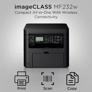 Impresora Láser Monocromática Inalámbrica A4 Canon MF232w, Impresión, Escaneo, 3 en 1, con Wi-Fi y USB para Uso en Oficina, ImageCLASS MF232w - Product Image 2