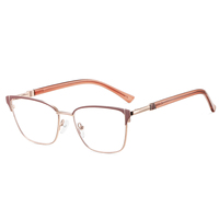 MS 81657 Lunettes de luxe pour femmes Monture de lunettes Prescription Blue Light Blocking Super Light Optical Colored Frames