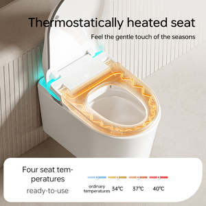 Nouvelle toilette intelligente en céramique Siphonic européenne à rinçage automatique murale multifonctionnelle entièrement automatique - Product Image 3