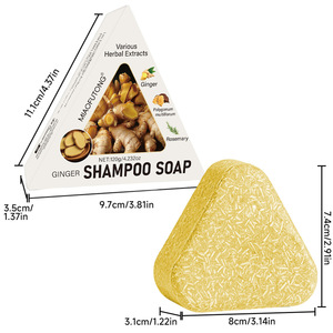 usma grass & platycladus orientalis shampoo bar anti-hair loss hair growth <b>soap</b> strengthens roots natural herbal shampoo <b>soap</b> - Product Image 3