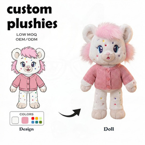 ตุ๊กตาผ้ากำมะหยี่สั่งทำ OEM/ODM ตุ๊กตาหมีสีชมพูสวมเสื้อคลุม ของขวัญสำหรับศูนย์ดูแลหลังคลอด ผู้ผลิตตุ๊กตาผ้ากำมะหยี่แบบสั่งทำ กล่องสุ่ม - Product Image 1