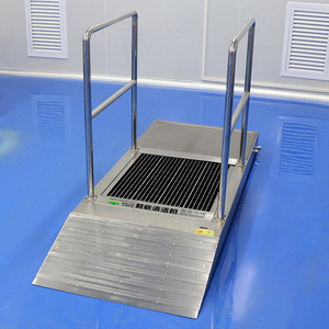 Shuoyuan Air Shower Shoe Cleaner CLW-T13P Aluminum Alloy Industrial Washer Sole Cleaning Machine - Product Image 2