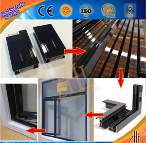 Fábrica al por mayor de doble acristalamiento de aluminio ventanas correderas/ventanas de aluminio precio por conjunto - Product Image 4