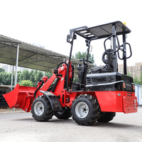 Mini-chargeuse compacte articulée 4x4 standard de 1 tonne, prix direct usine, en gros, avec remise, à vendre