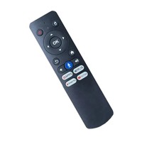 Télécommande vocale Q1 pour boîtier TV intelligent Android 10, compatible avec Google Voice, Bluetooth, 4K, décodeur ATV Q1