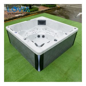 อ่างอาบน้ำร้อนแบบหรูหราขนาด5 6คนอ่างอาบน้ำพลาสติกสี่เหลี่ยม - Product Image 2