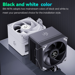 Enfriador de CPU Universal Snowman, 6 Tubos de Calor, Rodamiento de Fluido, Ventilador de 92 mm, 180 W, PWM, 4 Pines, Disipador de Calor de Cobre y Aluminio, <span class=keywords><strong>Caja</strong></span> Completa - Product Image 3