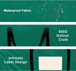 กระเป๋าเก็บของ600D อ๊อกซฟอร์ดกันน้ำกันฝุ่น, กระเป๋าเก็บของขนาดใหญ่พิเศษทนทานมีซิปสำหรับวันหยุดคริสต์มาส - Product Image 4